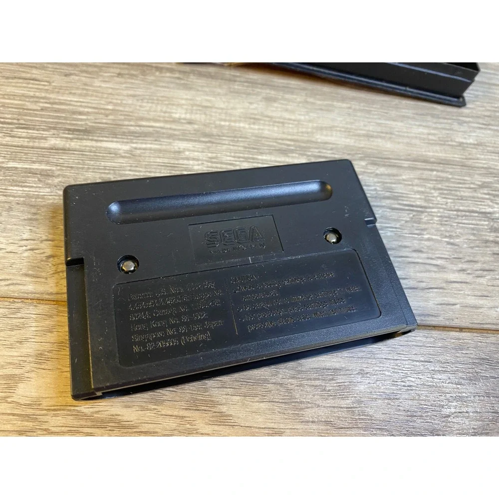 Eternal Champions Sega Genesis Fighting Game Black Cartridge with Case ‎ MA-13